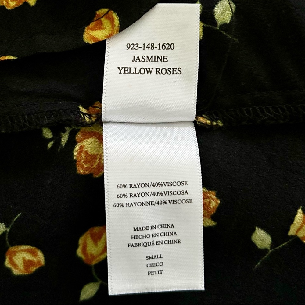 RAILS Jasmine Dress in Yellow Roses Print, S - Picture 12 of 13